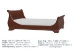 Manoir Bed dimensions