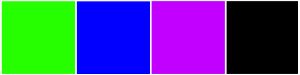 neon colours
