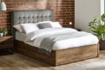 Anya Wooden Ottoman Bed Frame v5