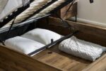 Anya Wooden Ottoman Bed Frame with sprung slats