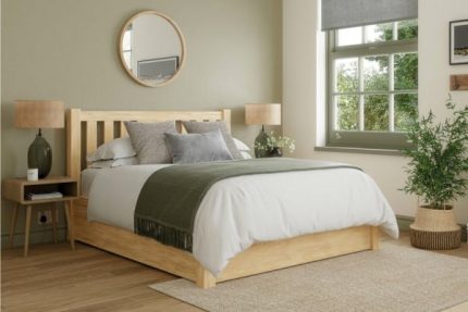 Edgemont Ottoman Wooden Bed Frame double size