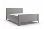 Genoa Wooden Bed Frame in grey