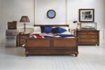 Palais Bed wooden sleigh design