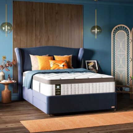 Sealy Orwell Posturepedic Mattress with divan bed