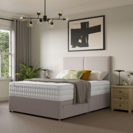 Slumberland Naturals Plant-Based Luxe Mattress divan bed set