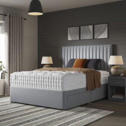 Slumberland Naturals Ultimate Wool Mattress in bedroom