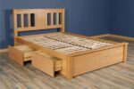 Wimbledon Solid Natural Oak Storage Bed