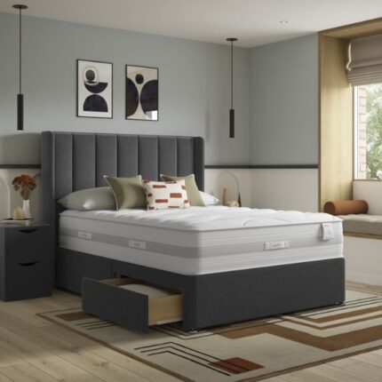 Slumberland Response Latex Premium Mattress with divan