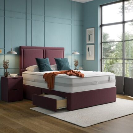 Slumberland Response Latex Ultimate Mattress with divan bed