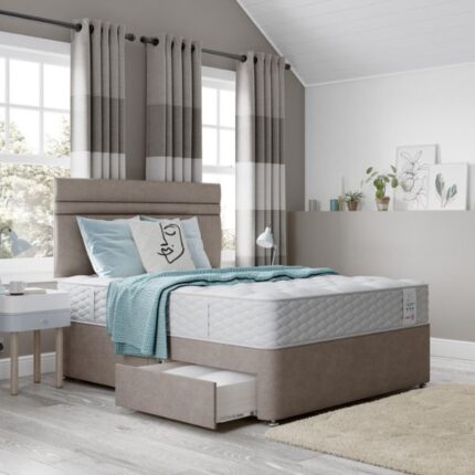 Sealy Burlington Backcare Firm Support Mattress in bedroom