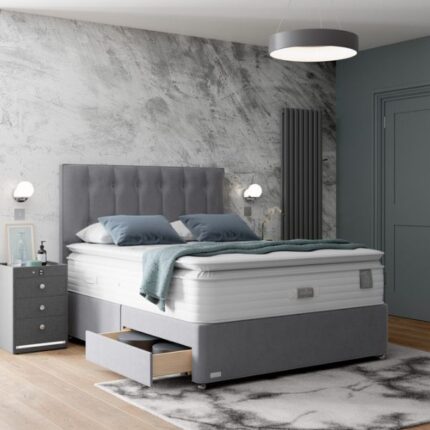 Staples and Co Renew Eco Latex Pocket 2300 Mattress with divan
