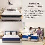 PurrJoys Mattress hybrid and memory foam