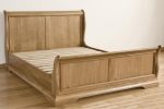 French Solid wooden Oak Sleigh Bed