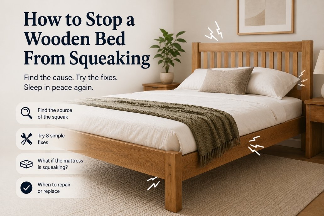 How to Stop a Wooden Bed From Squeaking