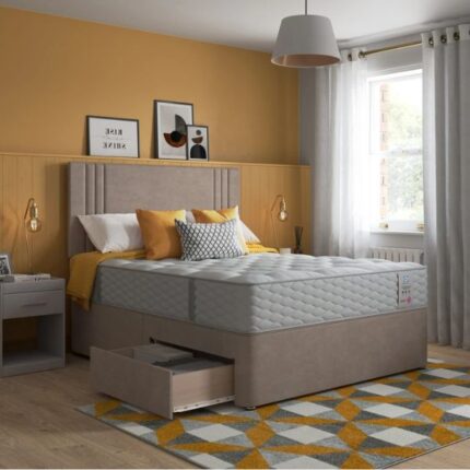 Sealy Redcliffe Backcare Extra Firm Mattress with divan bed